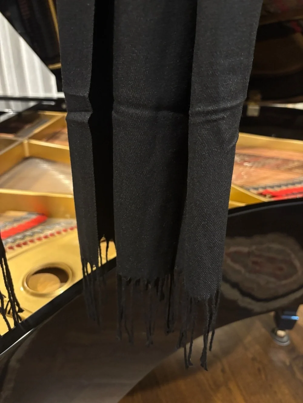 Classic Black Scarf